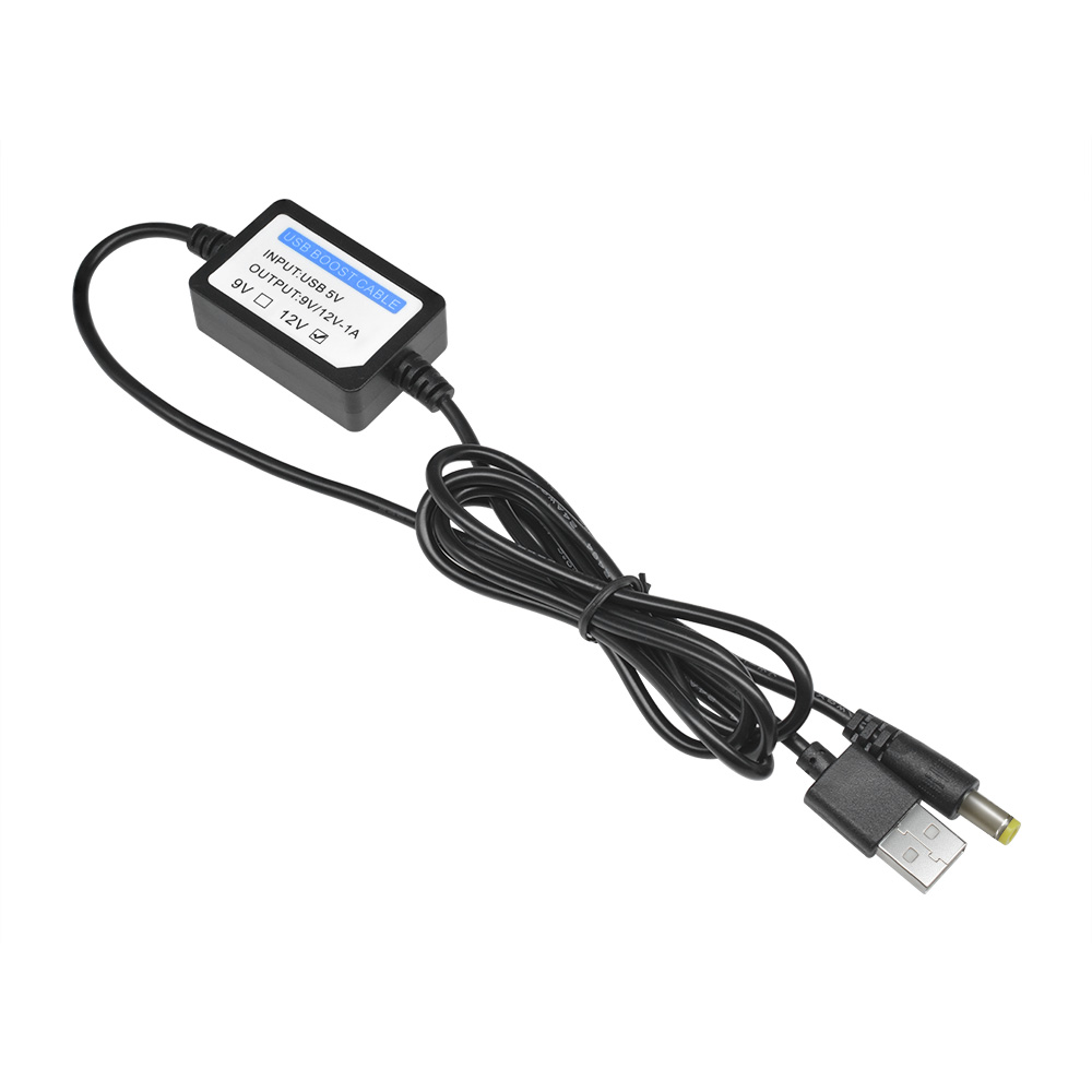 USB 5V to 12V-1A DC power cable