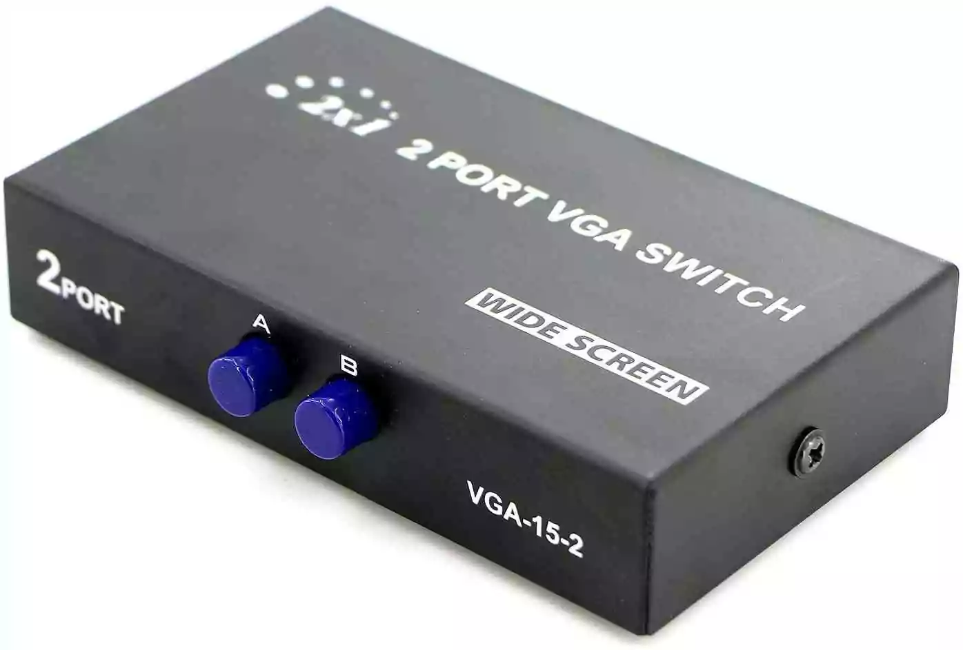 2 Port VGA Switch Press Button Two Way VGA Video Switch