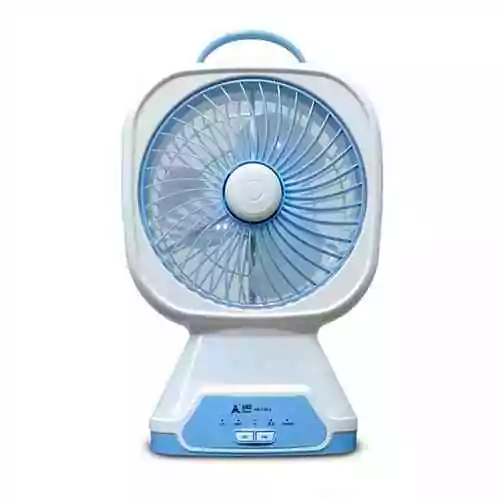 Aiko Rechargeable Fan with Light AS-722L@ido.lk