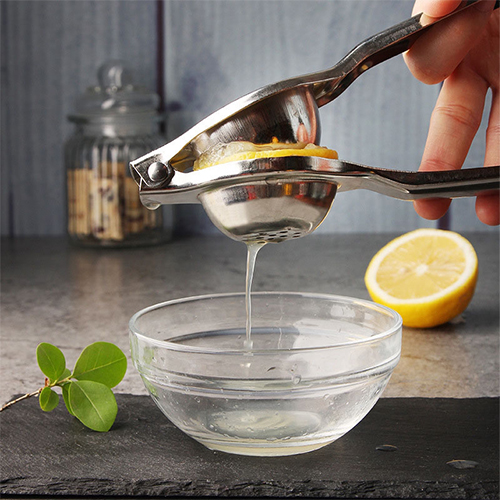 Steel Hand Lemon Squeezer Manual Fruit Juicer @ido.lk
