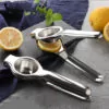 Steel Hand Lemon Squeezer Manual Fruit Juicer@ ido.lk