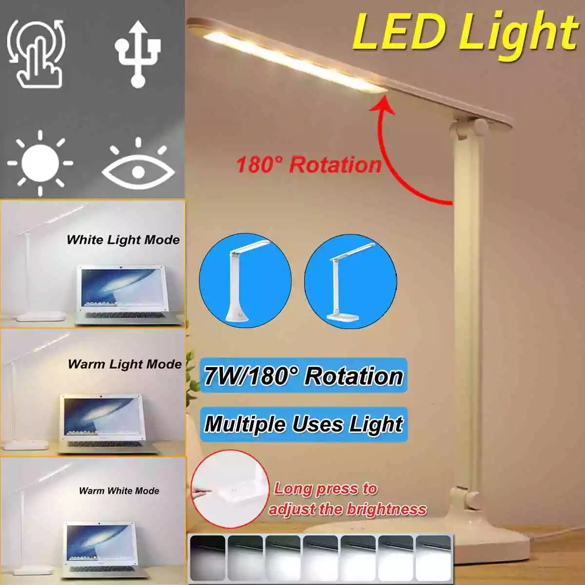 USB Rechargeable LED Table lamp Sri Lanka | www.ido.lk