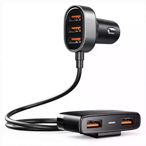 5 USB Multi Port Car Charger Joyroom smart car charger Car Care Accessories