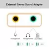 USB Type C Sound Card Type-C External Sound Card 7.1 Adapter Computer Accessories