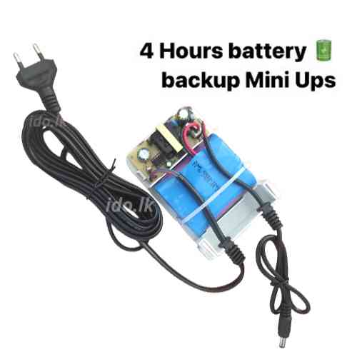 Mini UPS Battery Backup 12V-2A Uninterruptible Power Supply Gadgets & Accesories