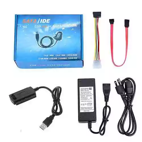 USB 2.0 to SATA / IDE Cable Converter for Hard Drive Disk HDD 2.5″ 3.5″ Computer Accessories