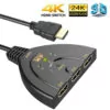 3 in 1 HDMI Switch 3 in 1 out Port Hub Switcher