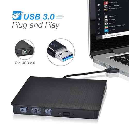 USB 3.0 External DVD RW Burner CD Writer Computer Accessories