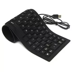 Flexible Folding Wired Keyboard for PC Desktop Laptop Computer Accessories