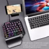One Hand Wired Keyboard Mini Gaming Shipadoo F6 Keyboard Computer Accessories