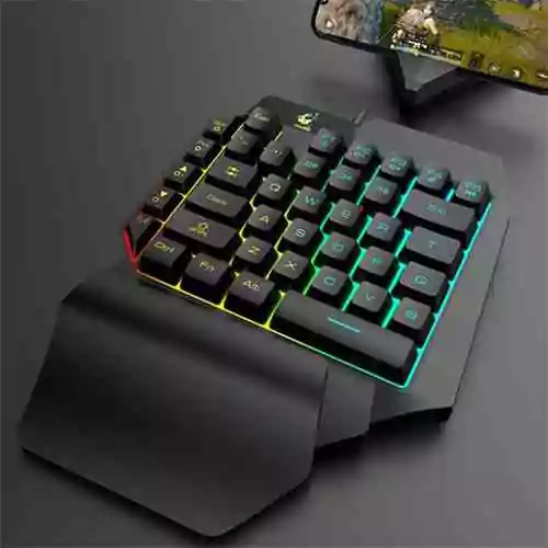 One Hand Wired Keyboard Mini Gaming Shipadoo F6 Keyboard Computer Accessories