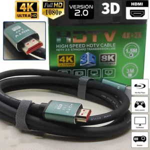 PREMIUM Quality 4K HDMI Cable v2.0 4K 2160p UHD 3D Lead 4K Computer Accessories