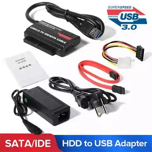 USB 3.0 to SATA IDE Cable Converter for Hard Drive Disk HDD@ido.lk