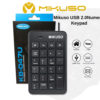 Wired USB Mini Numerical Keyboard with 4 Office Hotkeys @ ido.lk