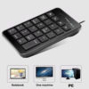 Wired USB Mini Numerical Keyboard with 4 Office Hotkeys @ido.lk