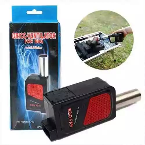 BBQ Fan Portable Cooking Air Blower Outdoor Accessories