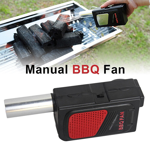 BBQ Fan Portable Cooking Air Blower Outdoor Accessories