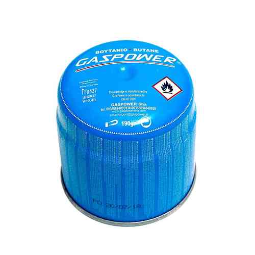 Butane Gas Cartridge Gaz Power 190g ido.lk