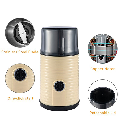 Sokany Electric Coffee Grinder with Stainless Steel Blade 180W Home Accessories