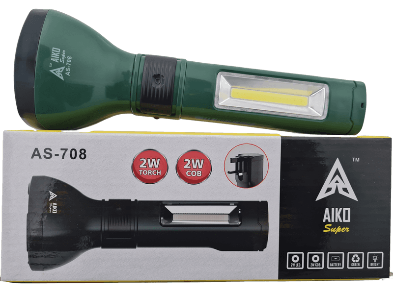 LED Rechargeable Torch with Flashlight | ido.lk