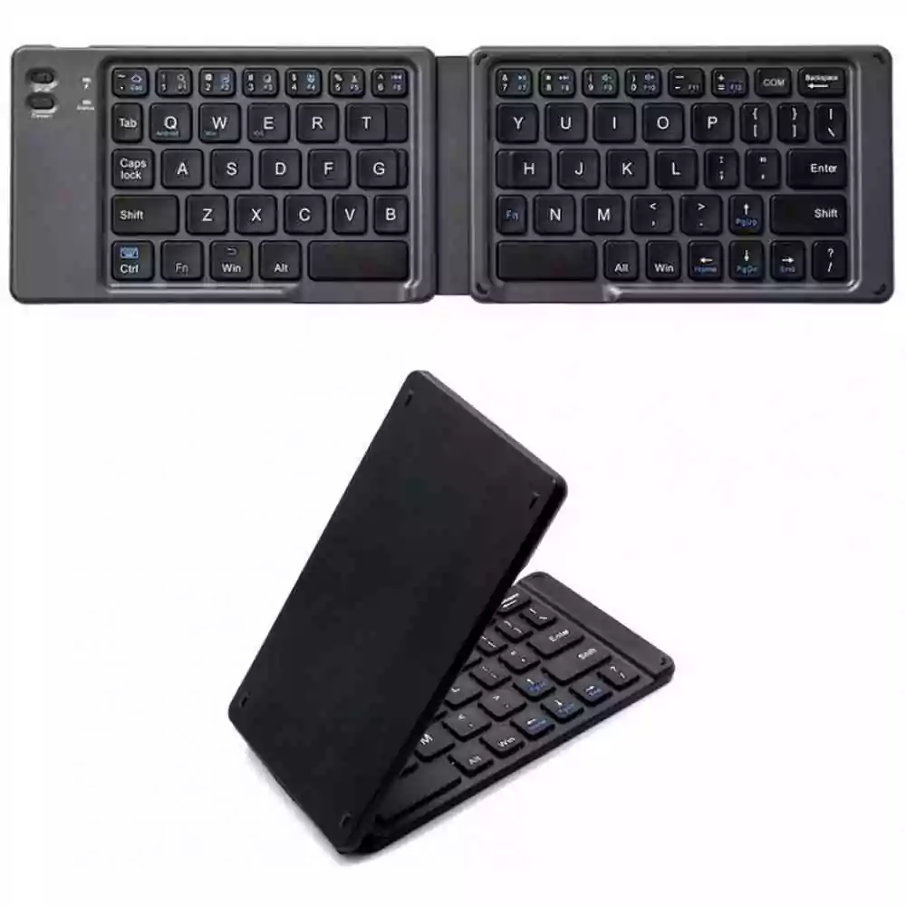 USB Bluetooth Foldable Keyboard for Tablet and Smartphone - ido.lk