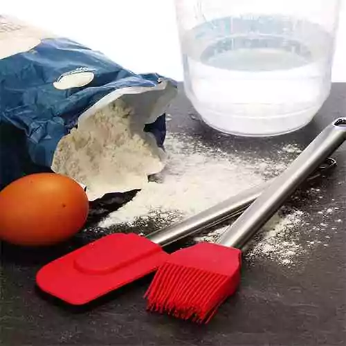 2 in 1 Silicone Brush and Spatula set Bakeware