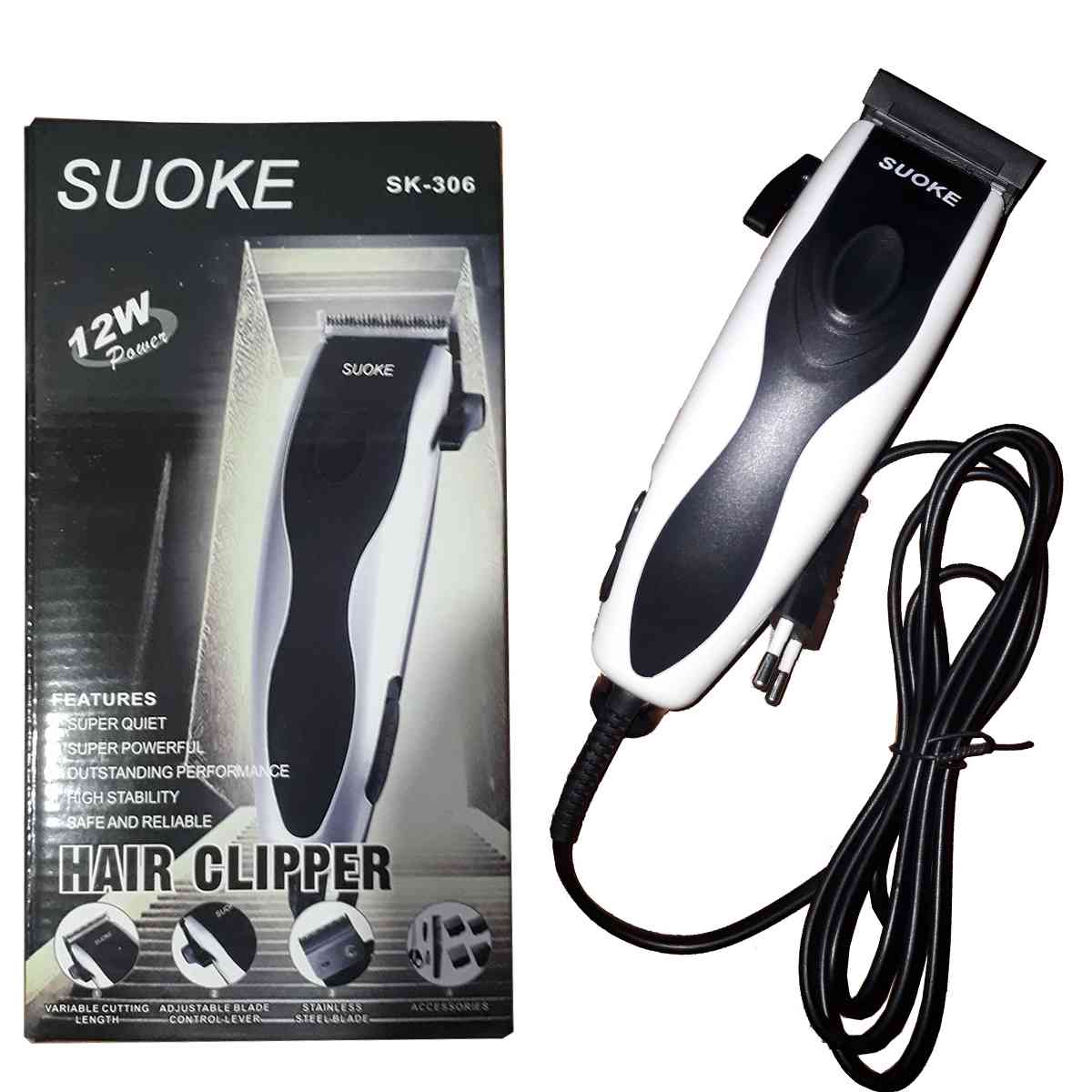 Suoke SK-306 Professional Hair and Beard Trimmer Clipper Machine with Scissor and Comb 4XClippers: Buy Online at Best Prices in SriLanka | ido.lk