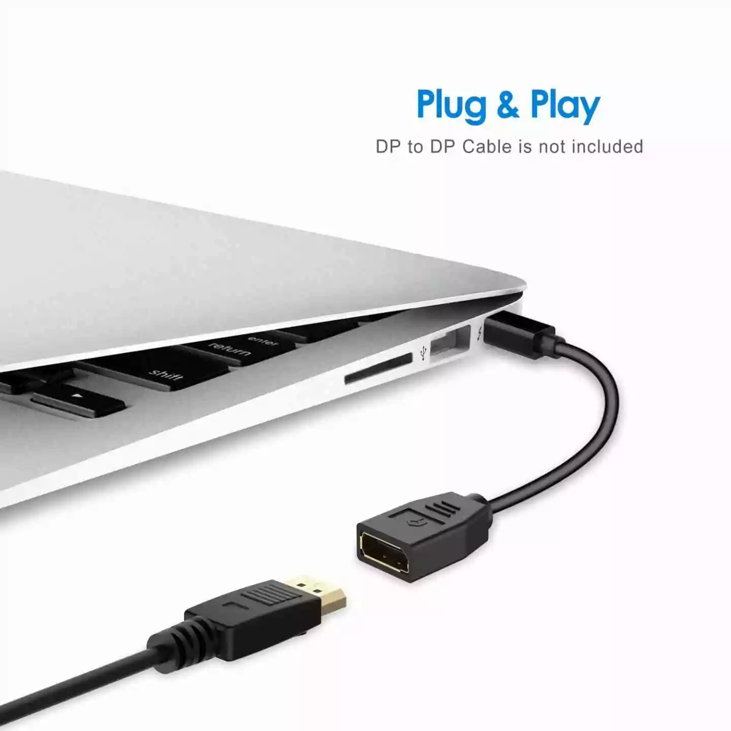 Mini DisplayPort to DisplayPort Adapter Cable Sri Lanka | ido.lk