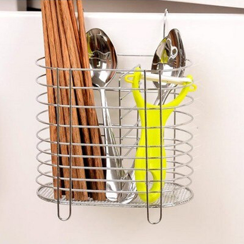 Steel Hanging Spoon Holder Kitchen Cutlery Holder@ido.lk