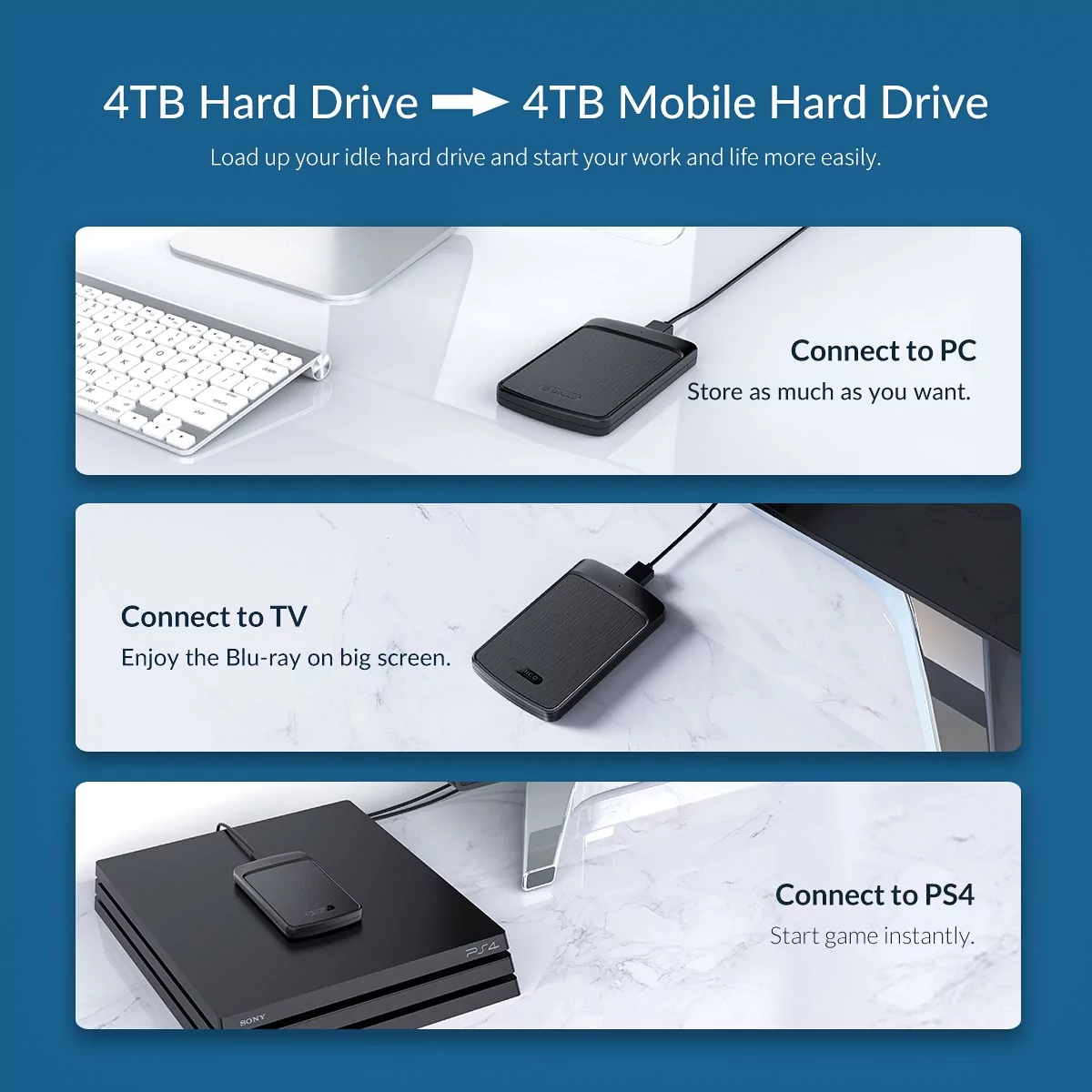 USB 3.0 2.5in Hard Drive Enclosure Orico 020U3; Buy Hard Disk Enclosure Best Price in Sri Lanka | ido.lk
