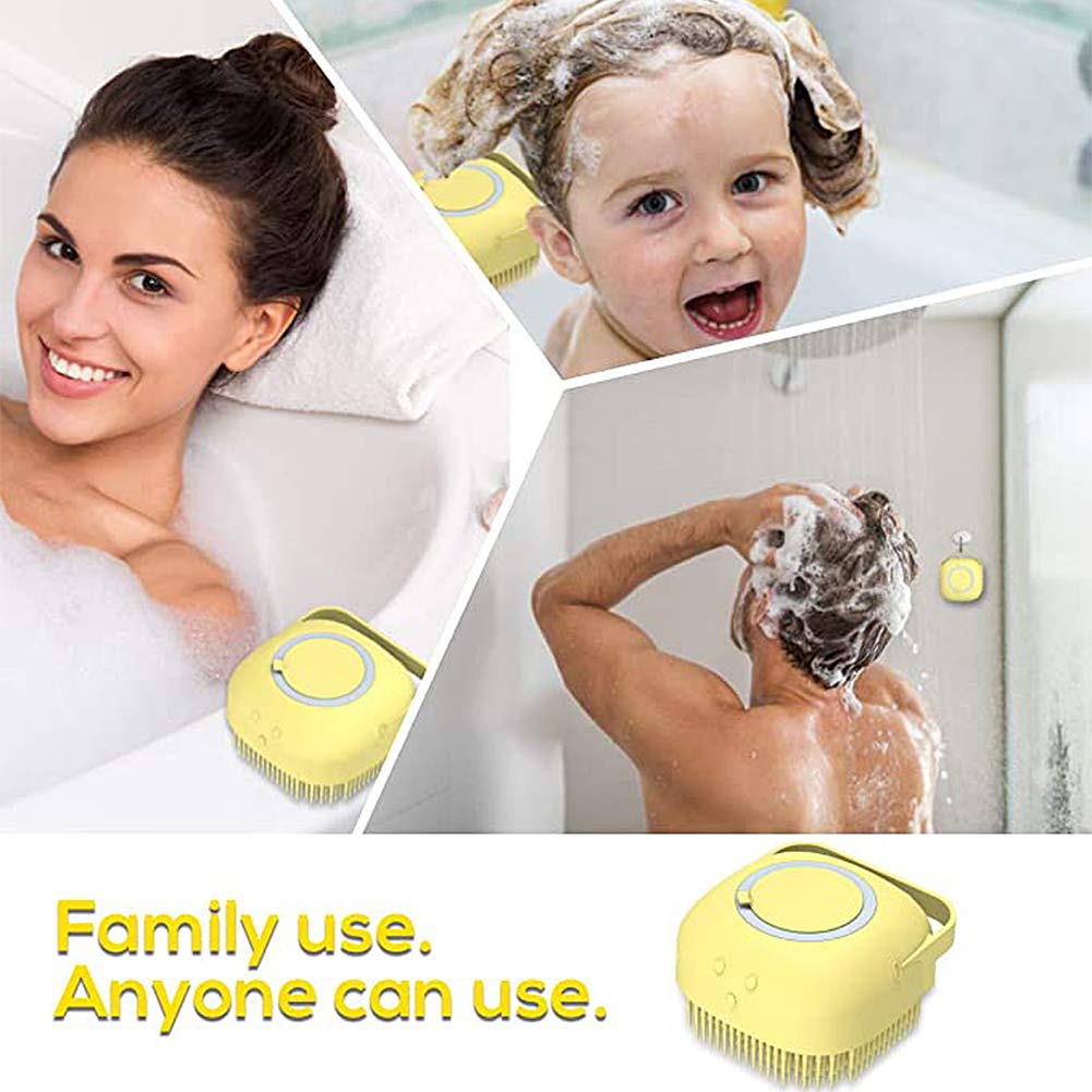 Silicone Bath Body Brush with Shampoo Dispenser; Buy bath body brush Best Price in Sri Lanka | ido.lk