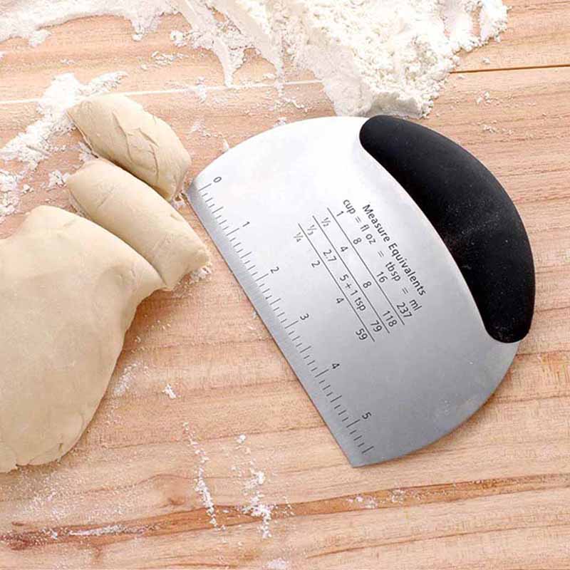 Stainless Steel Dough Cutter Scraper Knife Tool; Buy Dough cutting knife With Measurement Best Price in Sri Lanka | ido.lk