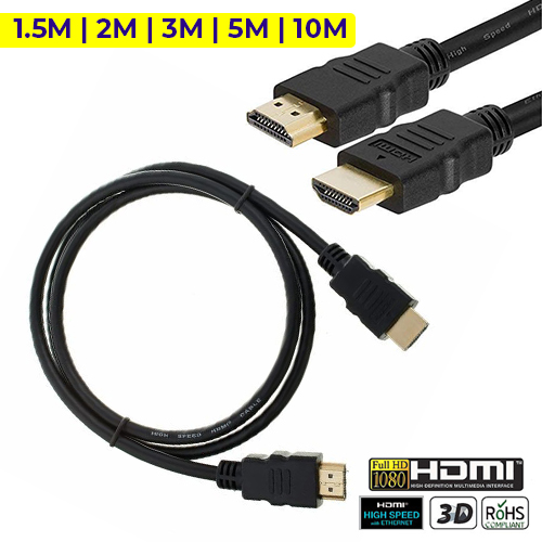 High Quality HDMI Cable Round Design Support 2K FHD Computer Accessories