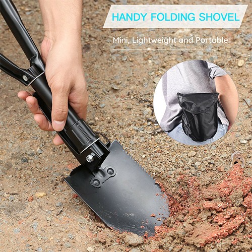 Portable Folding Camping Shovel Mini Foldable Shovel ido.lk
