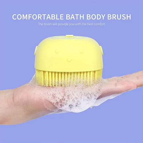 Silicone Bath Body Brush with Shampoo Dispenser Home & Lifestyle
