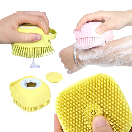 Silicone Bath Body Brush with Shampoo Dispenser ido.lk