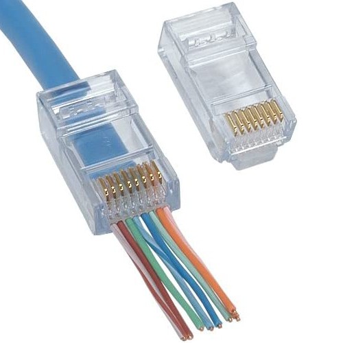 CAT6 Network Cable Connector AMP Tyco RJ45 Network Clip Cables