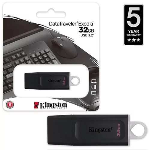 Kingston DataTraveler Kyson – Chiavetta USB 3.2 In Metallo (64/128/256/512GB)
