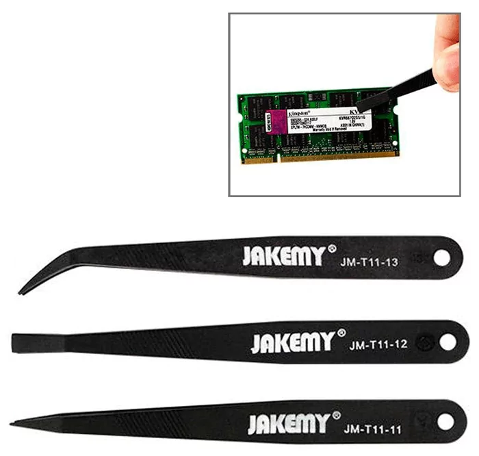 Jakemy Plastic Tweezers JMT11 3 in 1 Tool set ido.lk