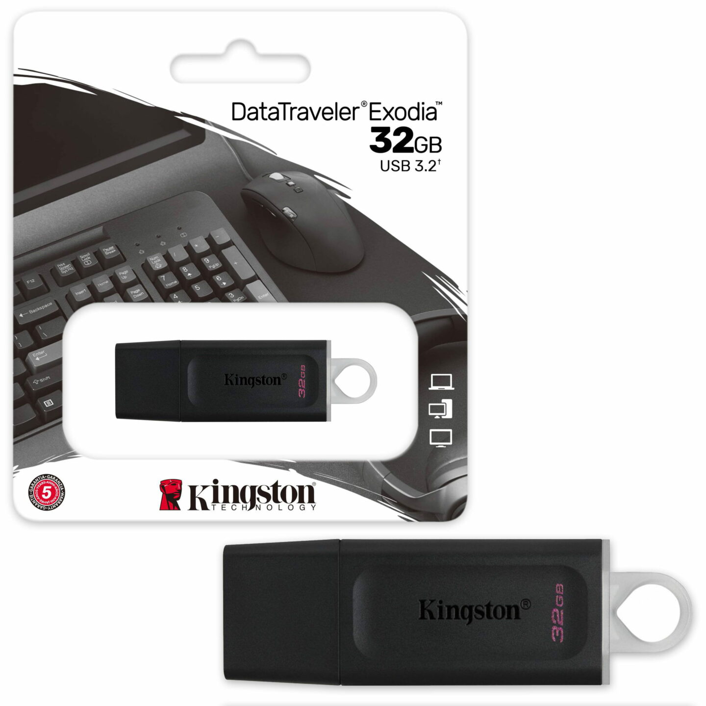 Kingston 32GB DataTraveler Exodia Pen Drive | USB 3.2 Flash Drive: Buy  Online at Best Prices in SriLanka | ido.lk