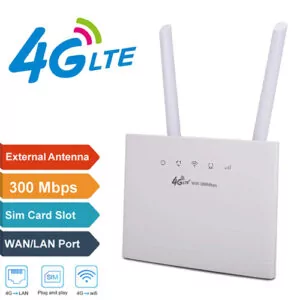 4G LTE 300Mbps WiFi Router  With Sim Card Slot@ido.lk