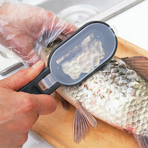 Fish Skin Brush Fast Remove Cleaning Tool Scale Scraper@ ido.lk