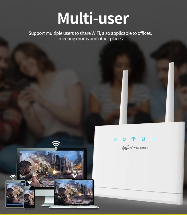 4G LTE 300Mbps WiFi Router: High Performance 300Mbps 4G LTE Wi-Fi Router for Homes & Offices Best Price in Sri Lanka | ido.lk