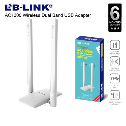 LB Link Dual Band USB WiFi Adapter Computer Accessories