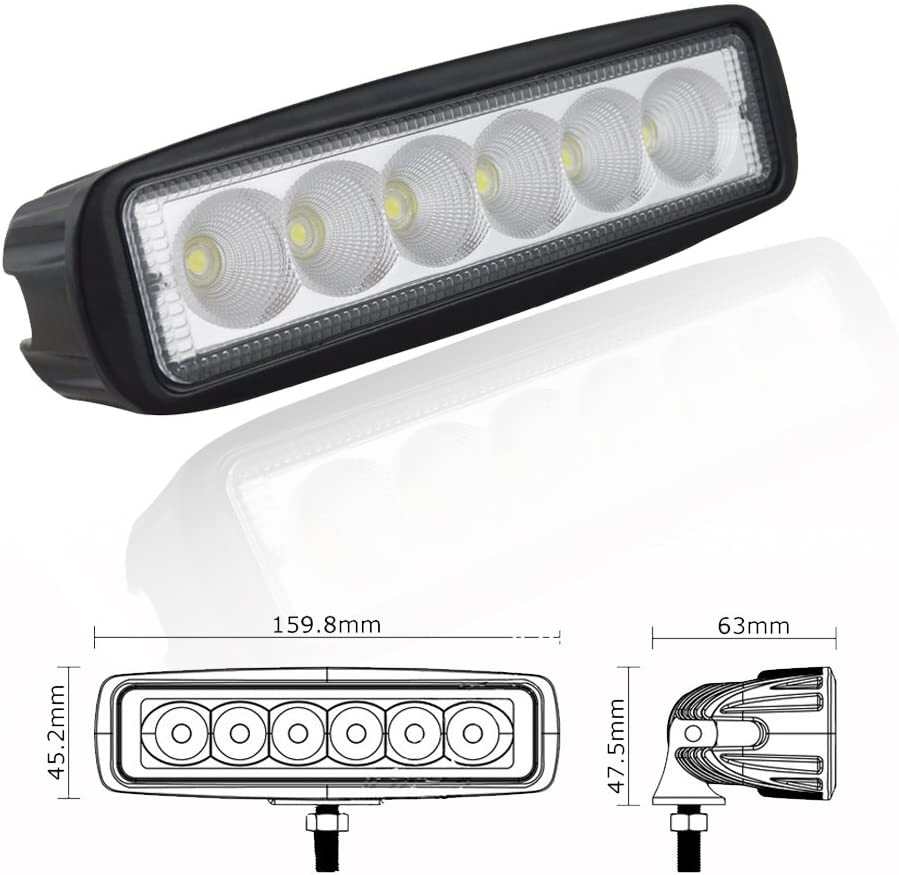 18W LED Work Light Bar: Buy Car LED Light bar and Light Accessories Best Price in Sri Lanka | ido.lk