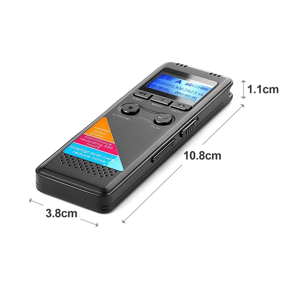 Professional Digital Voice Recorder: Buy Rechargeable long time Audio Recorder MP3 Player Voice Control Digital Voice Recorder for Meetings Best Price in Sri Lanka | ido.lk