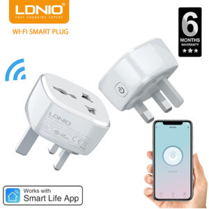 LDNIO WiFi Smart Power Plug Wall Socket SCW1050@ido.lk
