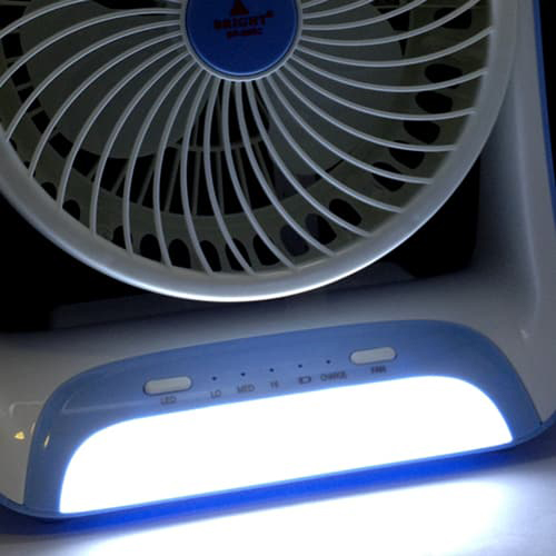 Rechargeable Mini Fan With Light Bright BR66RC Health & Beauty