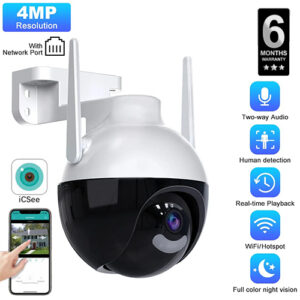 4MP PTZ Wifi IP Camera iCsee Outdoor Security CCTV Camera Security Camera