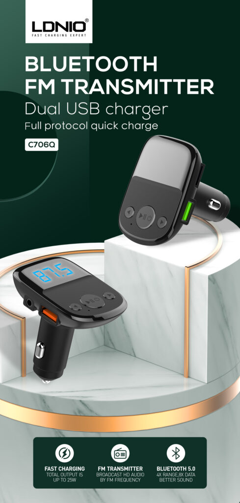 LDNIO 25W Fast charging Car charger: Buy LDNIO Car Bluetooth Fm Transmitter Best Price in Sri Lanka | ido.lk